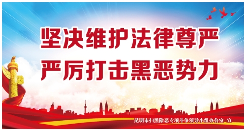 5.坚决维护法律尊严 严厉打击黑恶势力（转曲）